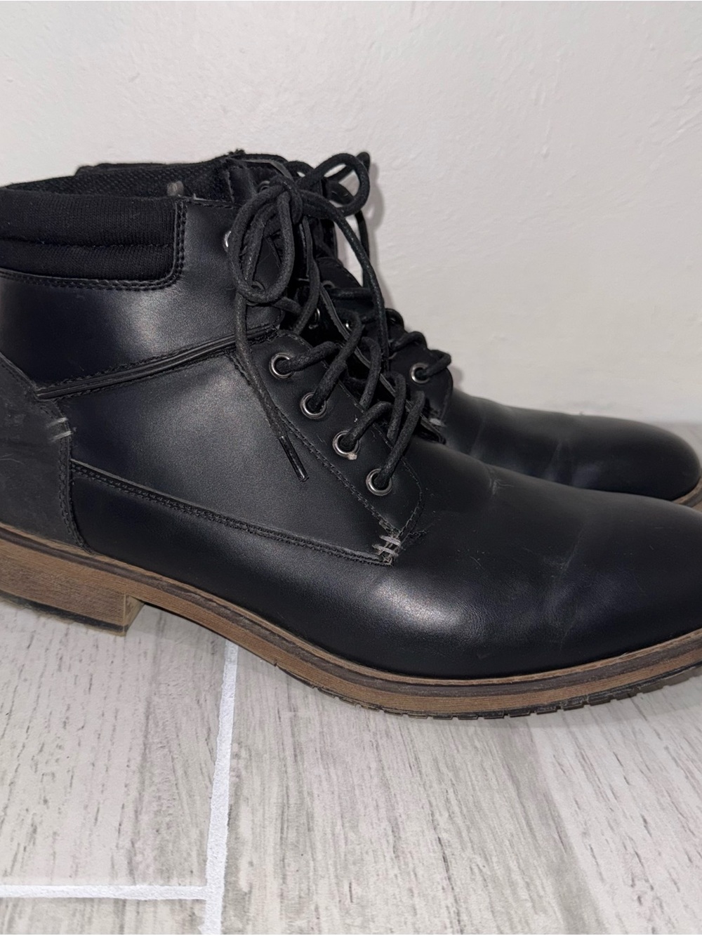 Goodfellow & Co Brewer Black Chukka Lace-Up Boots